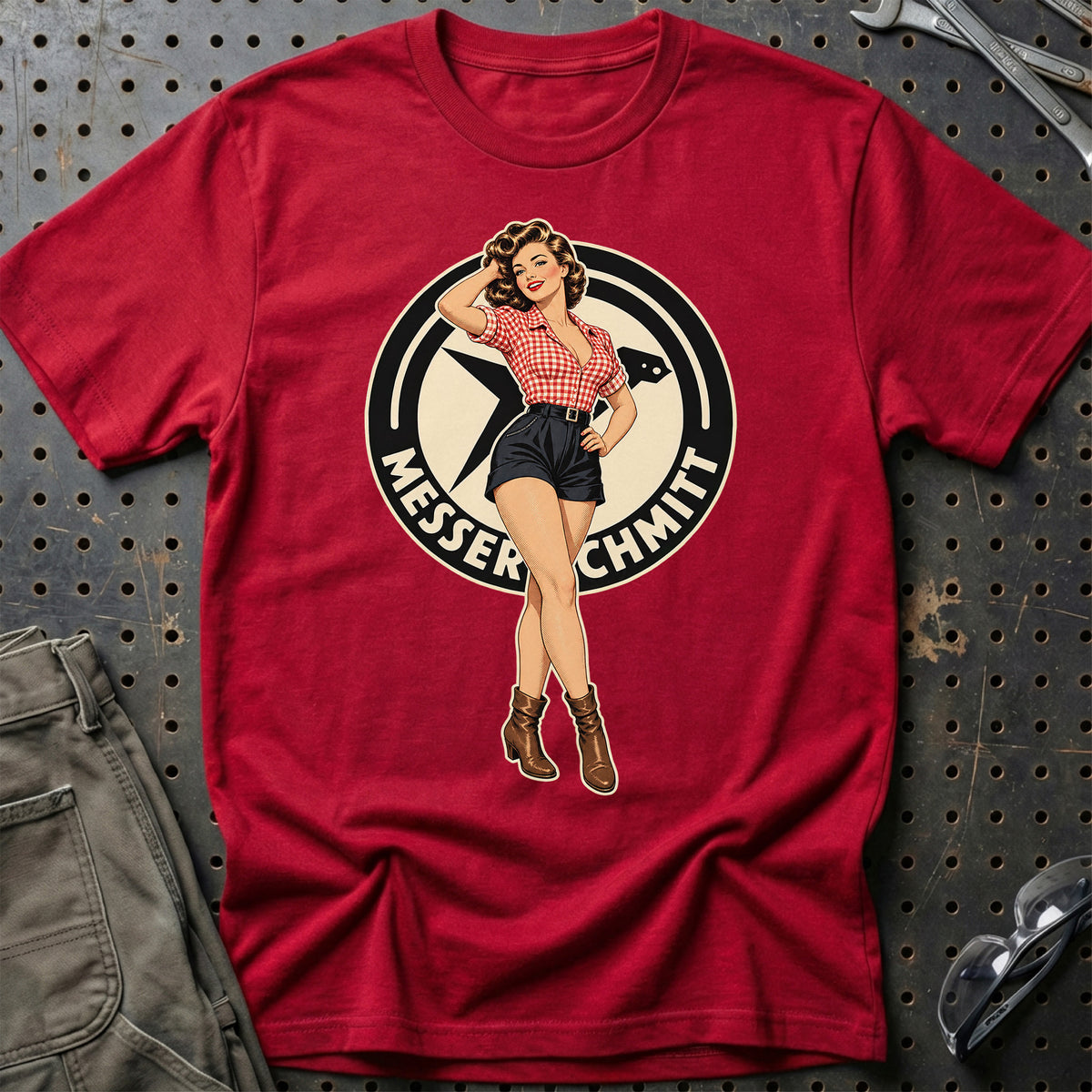 
Produktbillede af Messerschmitt Retro Pinup T-Shirt