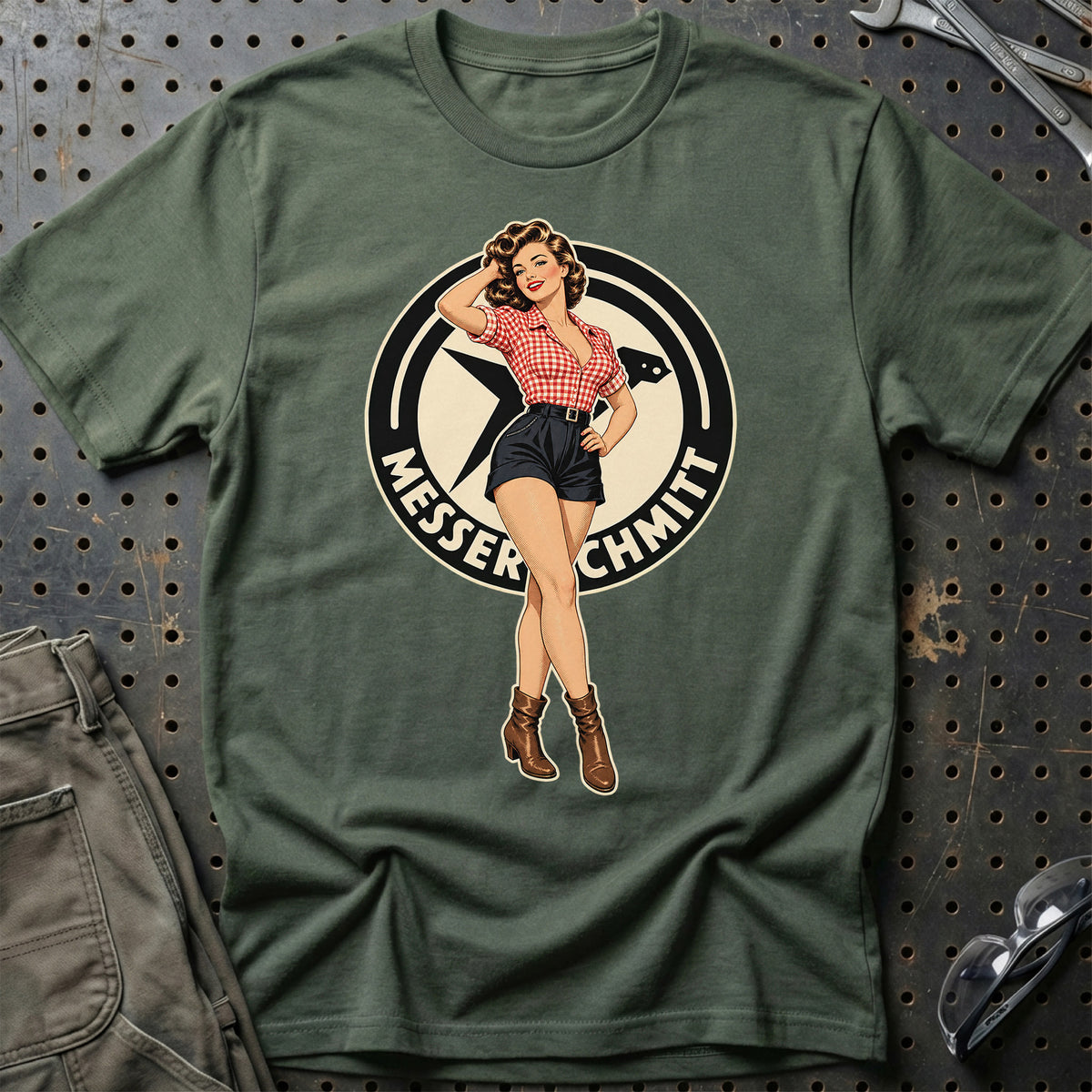 
Produktbillede af Messerschmitt Retro Pinup T-Shirt