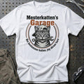 Mesterkattens Garage T-Shirt-Beklædning-Garage Culture-Hvid-S-Garage Culture Shop- garage - man cave - merchandise