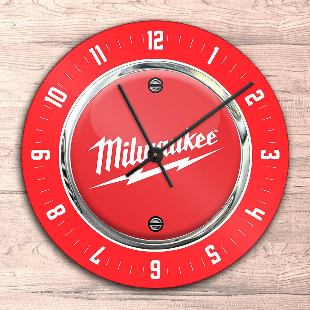 Milwaukee Vægur Rundt-Clock-Milwaukee-Garage Culture Shop- garage - man cave - merchandise