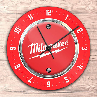 Milwaukee Vægur Rundt-Clock-Milwaukee-Garage Culture Shop- garage - man cave - merchandise