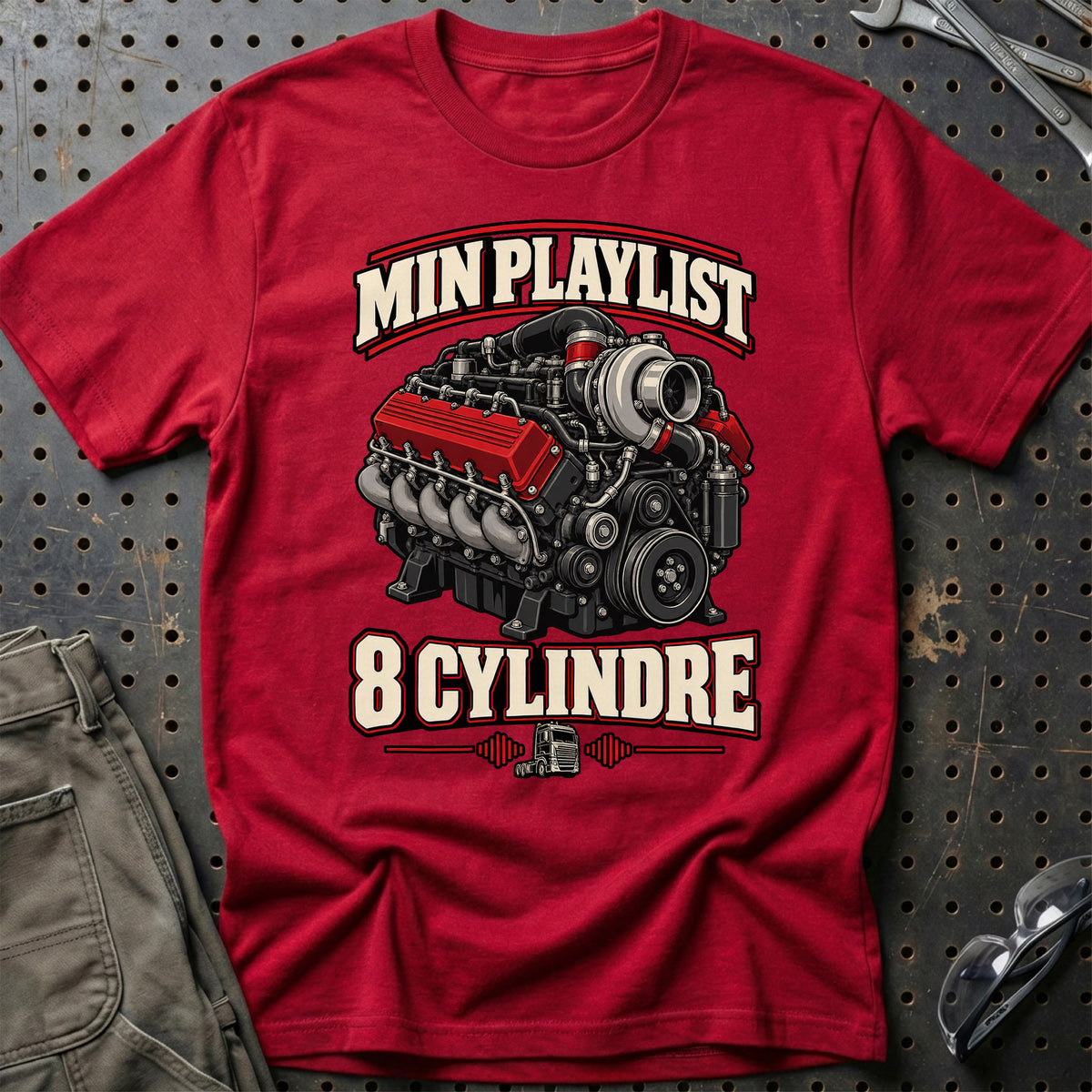 
Produktbillede af Min Playlist – 8 Cylindre T-Shirt
