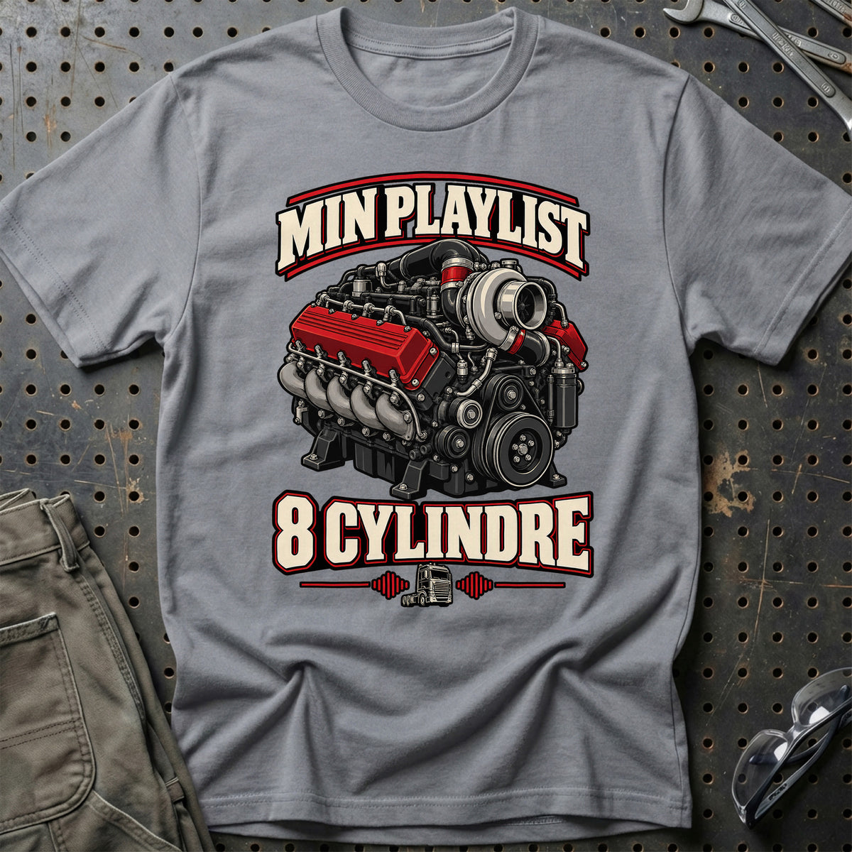 
Produktbillede af Min Playlist – 8 Cylindre T-Shirt