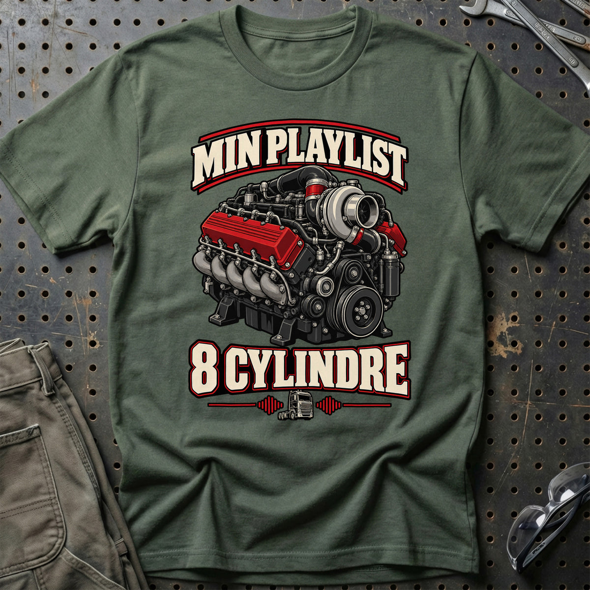 
Produktbillede af Min Playlist – 8 Cylindre T-Shirt