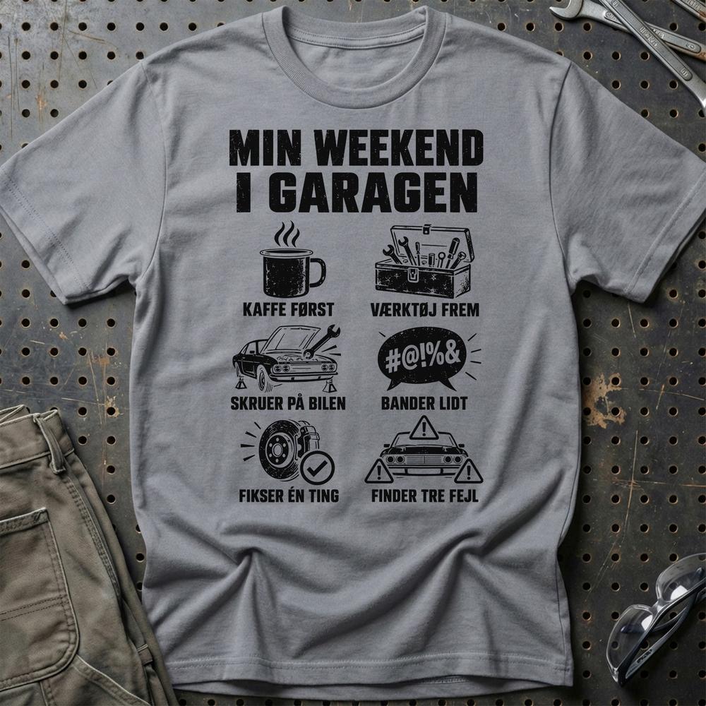 
Produktbillede af Min Weekend I Garagen T-Shirt