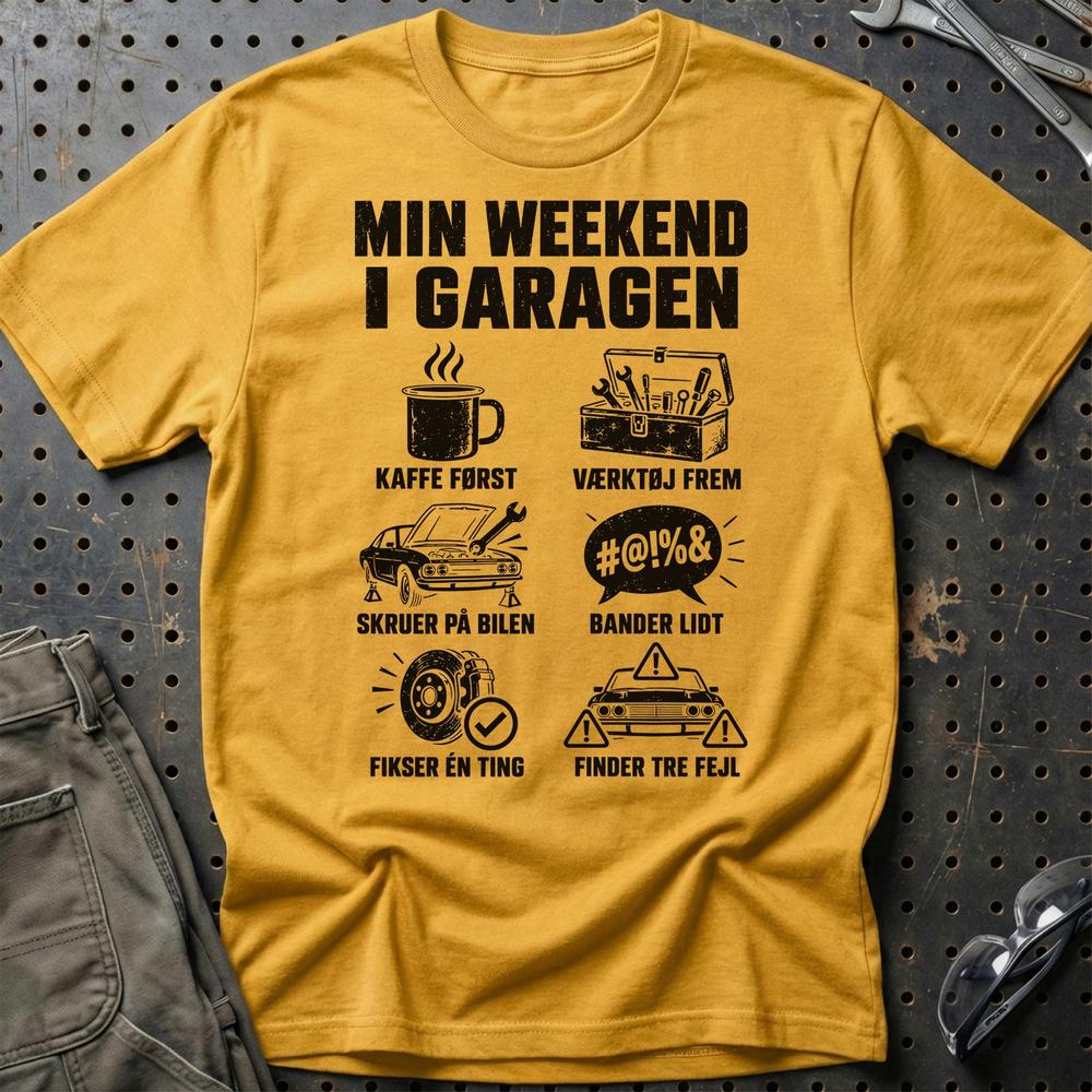 
Produktbillede af Min Weekend I Garagen T-Shirt