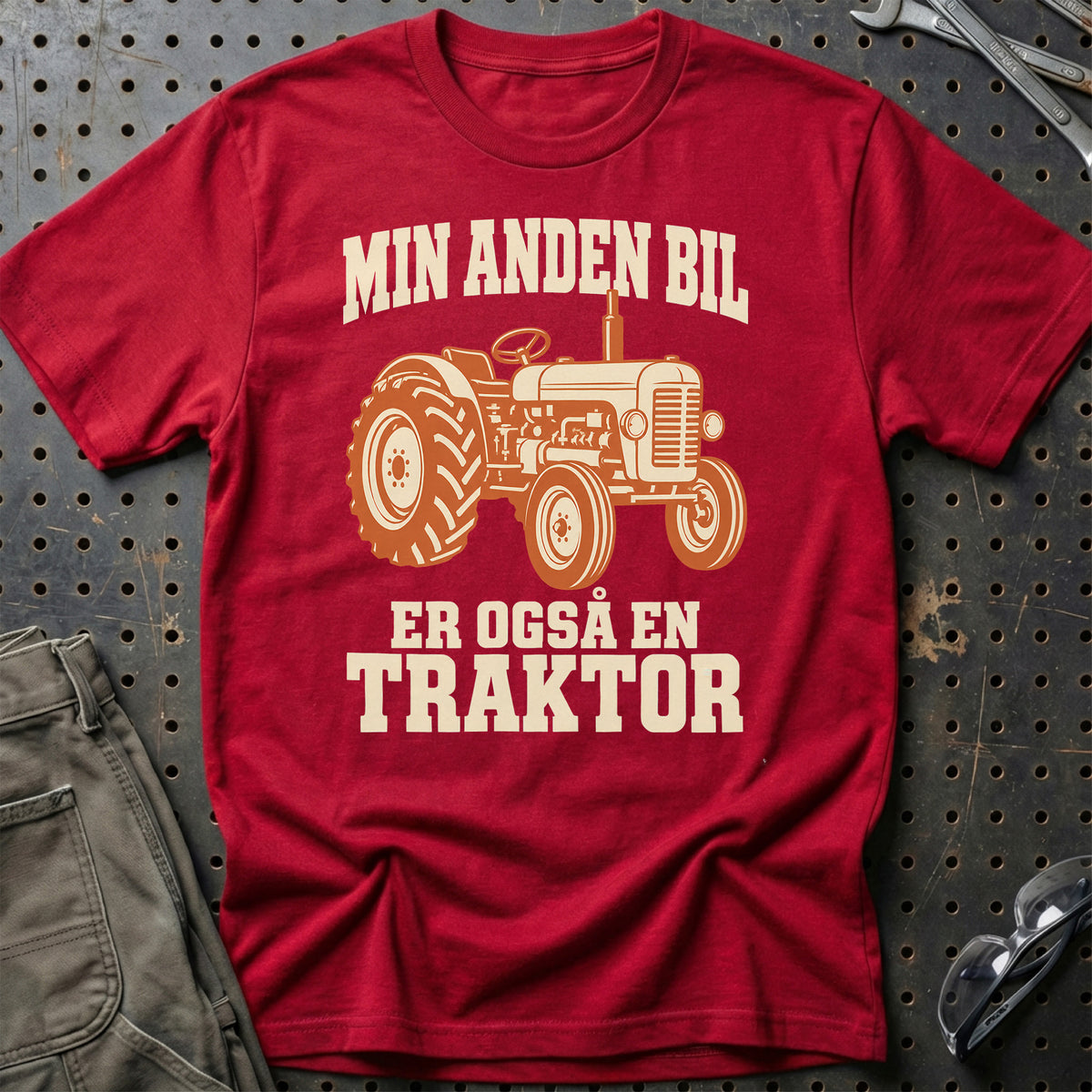
Produktbillede af Min anden bil er også en traktor T-Shirt