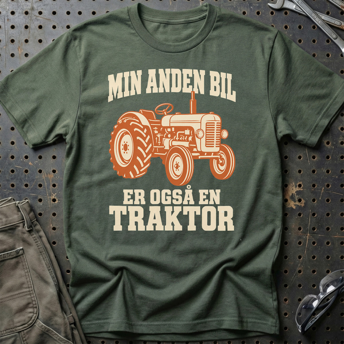 
Produktbillede af Min anden bil er også en traktor T-Shirt