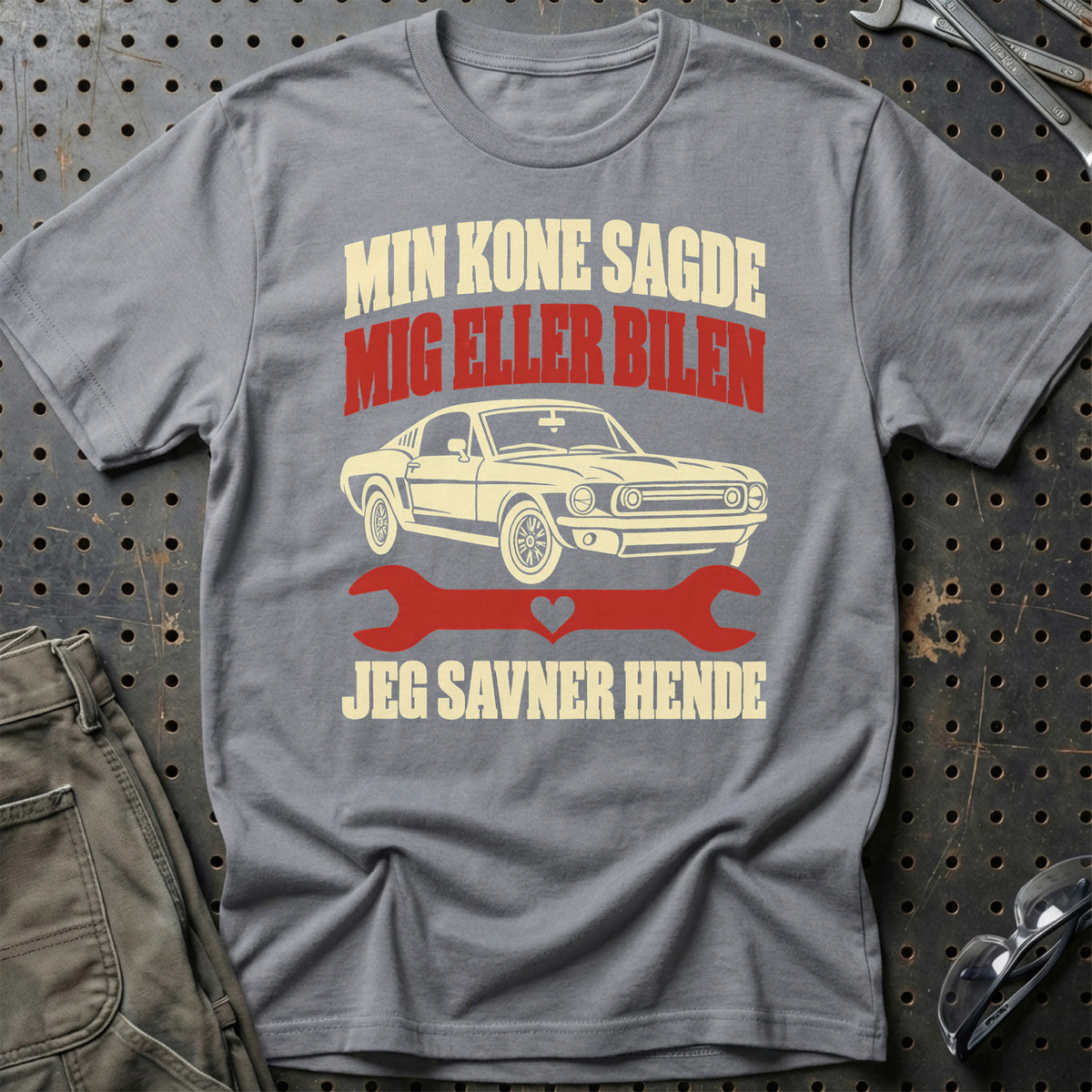 
Produktbillede af Min kone sagde mig eller bilen jeg savner hende T-Shirt
