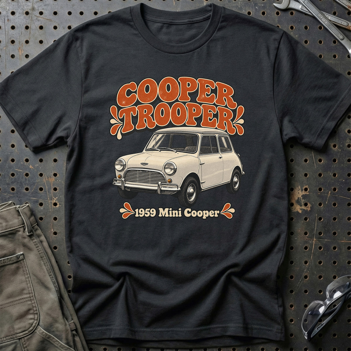 
Mini Cooper 1959 – Cooper Trooper T-Shirt – Sort