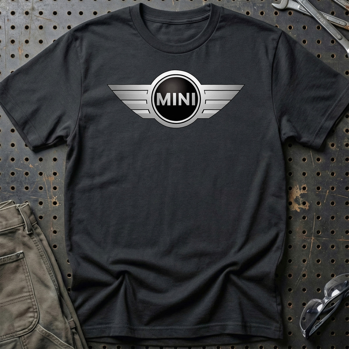 
Mini Cooper 2001-2018 Unisex T-Shirt – Sort – print foran
