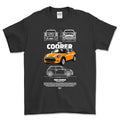 Mini Cooper T-Shirt-Beklædning-Mini-Sort-S-Garage Culture Shop- garage - man cave - merchandise
