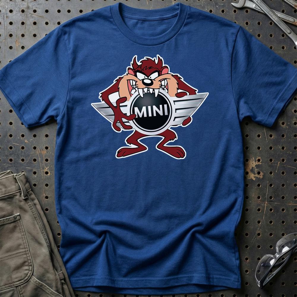 Mini TAZ T-Shirt-Beklædning-Mini-Blå Royal-S-Garage Culture Shop- garage - man cave - merchandise