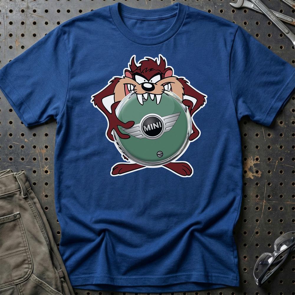 Mini TAZ T-Shirt-Beklædning-Mini-Blå Royal-S-Garage Culture Shop- garage - man cave - merchandise