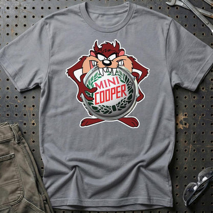 Mini TAZ Unisex T-Shirt , Bomuld-Beklædning-Mini-Grå Sport-S-Garage Culture Shop- garage - man cave - merchandise