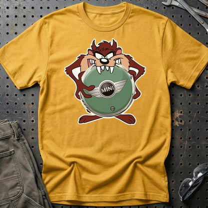 Mini TAZ Unisex T-Shirt , Bomuld-Beklædning-Mini-Guld-S-Garage Culture Shop- garage - man cave - merchandise