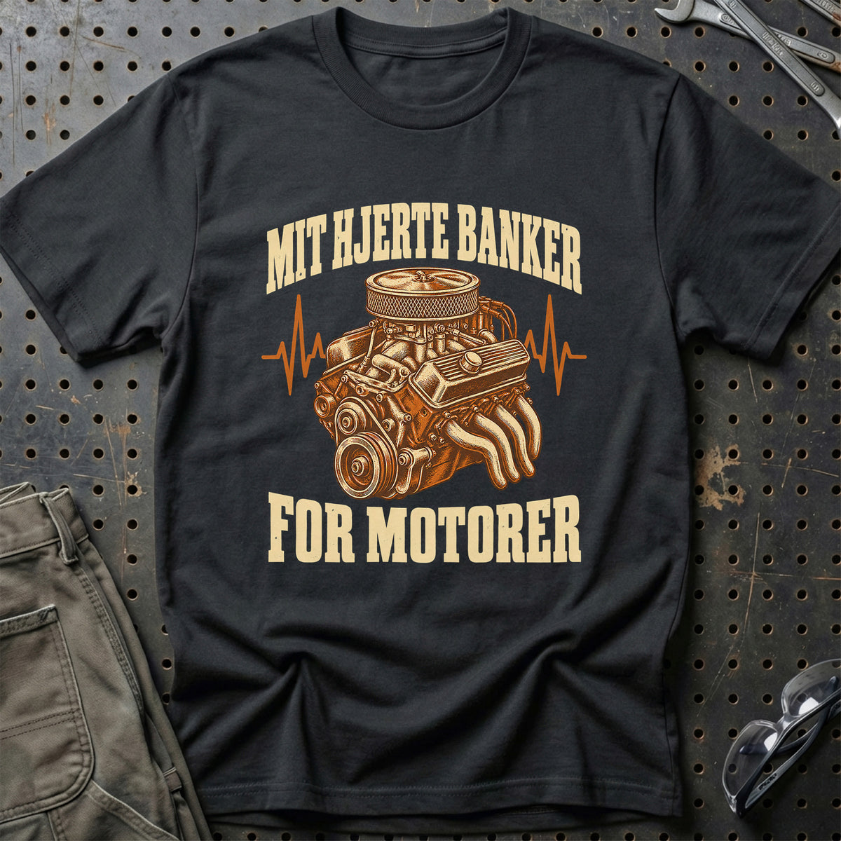 
Produktbillede af Mit hjerte banker for motorer T-Shirt
