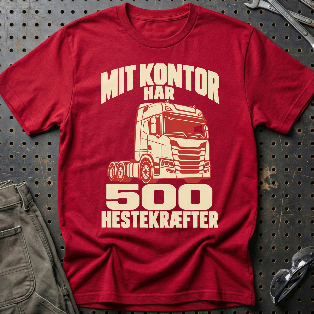 
Produktbillede af Mit kontor har 500 hestekræfter T-Shirt