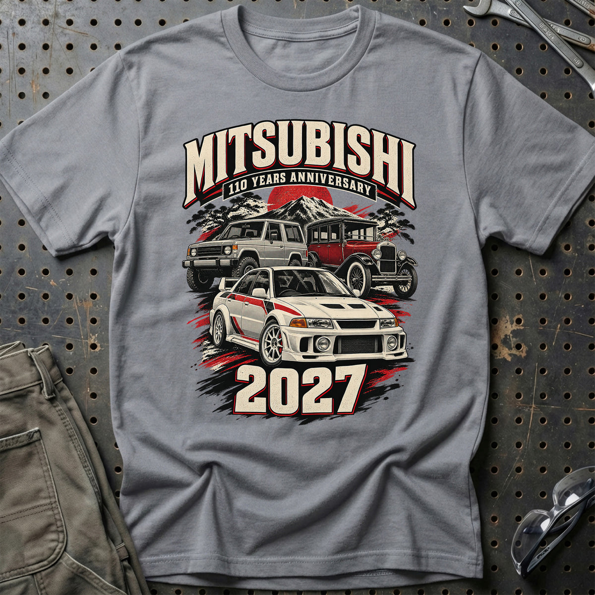 
Mitsubishi – 110 Years Anniversary 2027 T-Shirt – Grå Sport