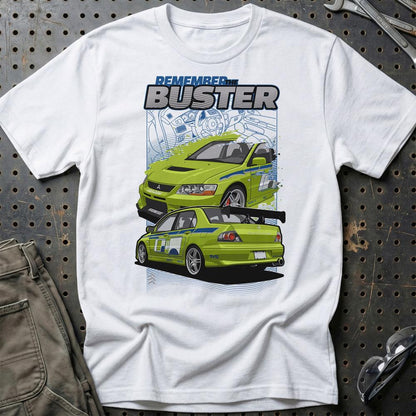 Mitsubishi Eclipse Fast And Furios Cars - One Line Style Unisex T-Shirt-Beklædning-Mitsubishi-Hvid-S-Garage Culture Shop- garage - man cave - merchandise