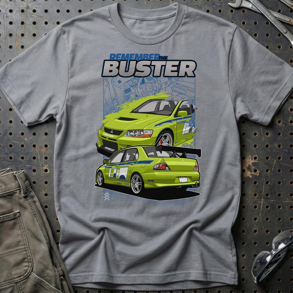 Mitsubishi Eclipse Fast And Furios Cars - One Line Style Unisex T-Shirt-Beklædning-Mitsubishi-Grå Sport-S-Garage Culture Shop- garage - man cave - merchandise