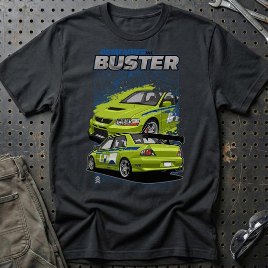 Mitsubishi Eclipse Fast And Furios Cars - One Line Style Unisex T-Shirt-Beklædning-Mitsubishi-Sort-S-Garage Culture Shop- garage - man cave - merchandise