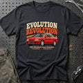 
Mitsubishi Lancer Evolution 1992 – Evolution Revolution T-Shirt – Sort