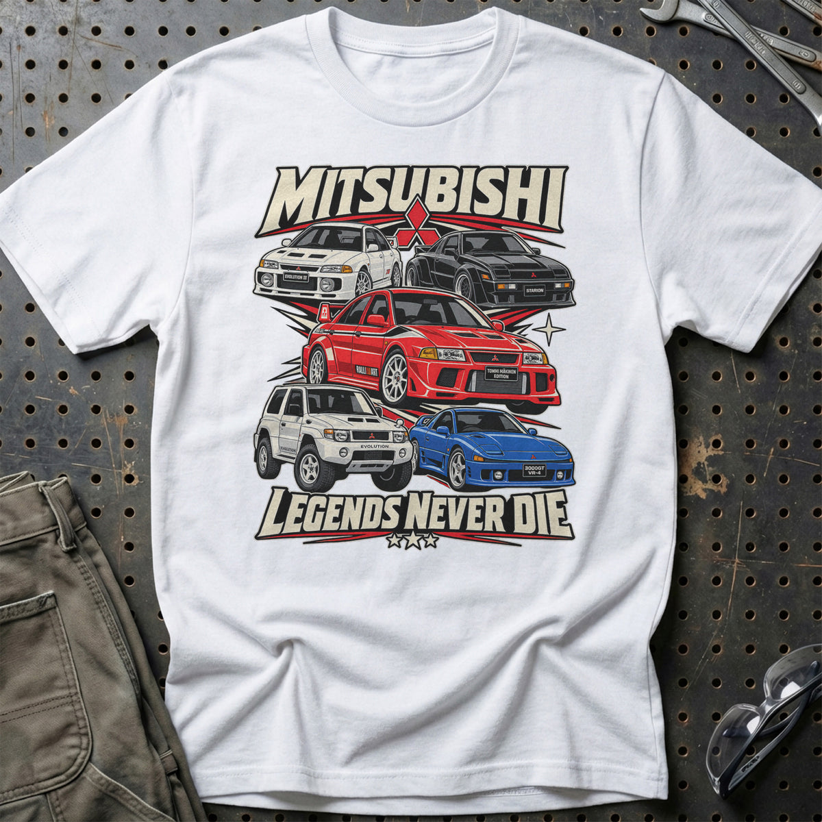 
Produktbillede af Mitsubishi Legends Never Die T-Shirt
