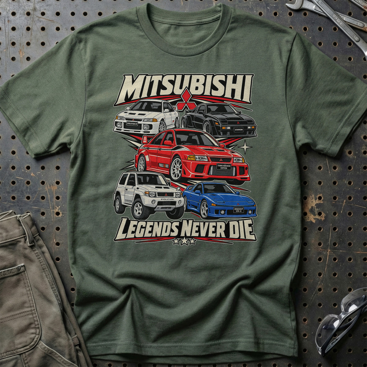 
Produktbillede af Mitsubishi Legends Never Die T-Shirt