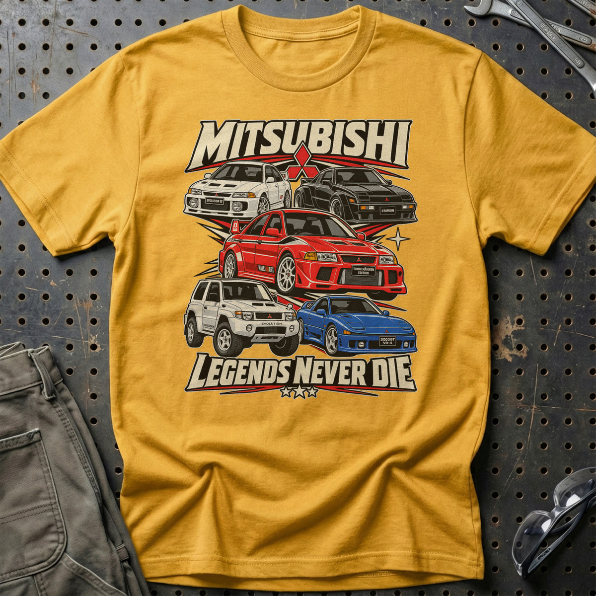 
Produktbillede af Mitsubishi Legends Never Die T-Shirt