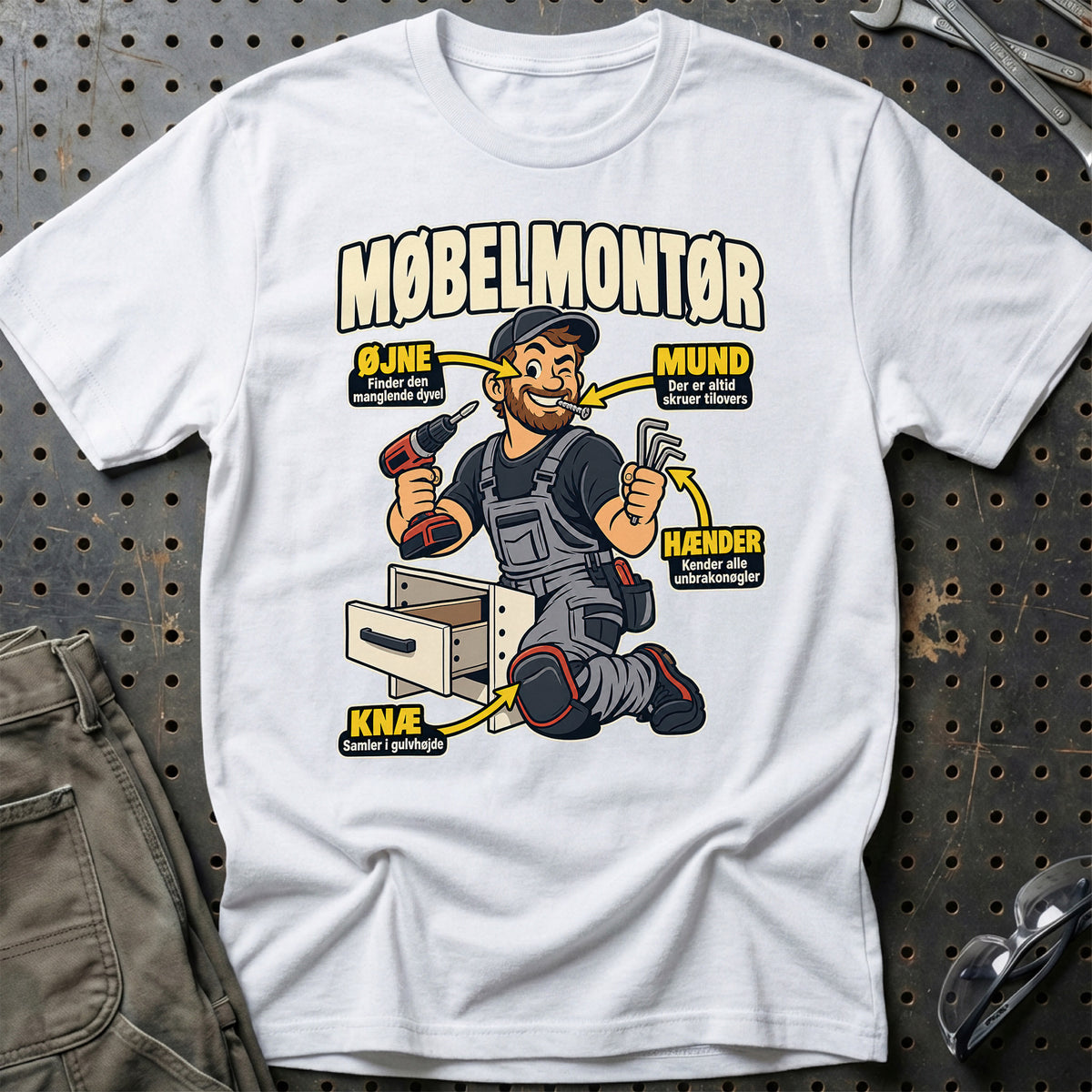 
Produktbillede af Møbelmontør – Anatomi T-Shirt