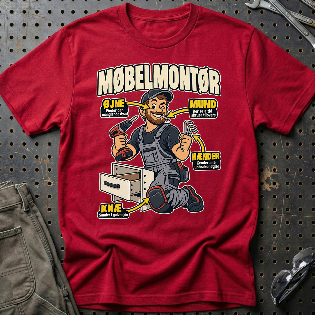 
Produktbillede af Møbelmontør – Anatomi T-Shirt
