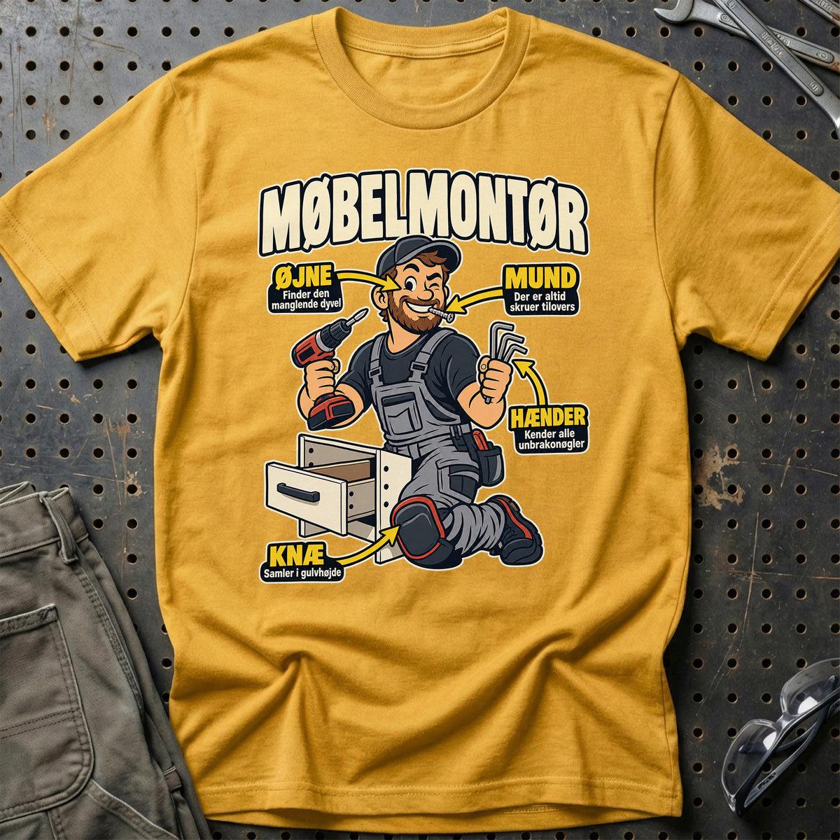 
Produktbillede af Møbelmontør – Anatomi T-Shirt