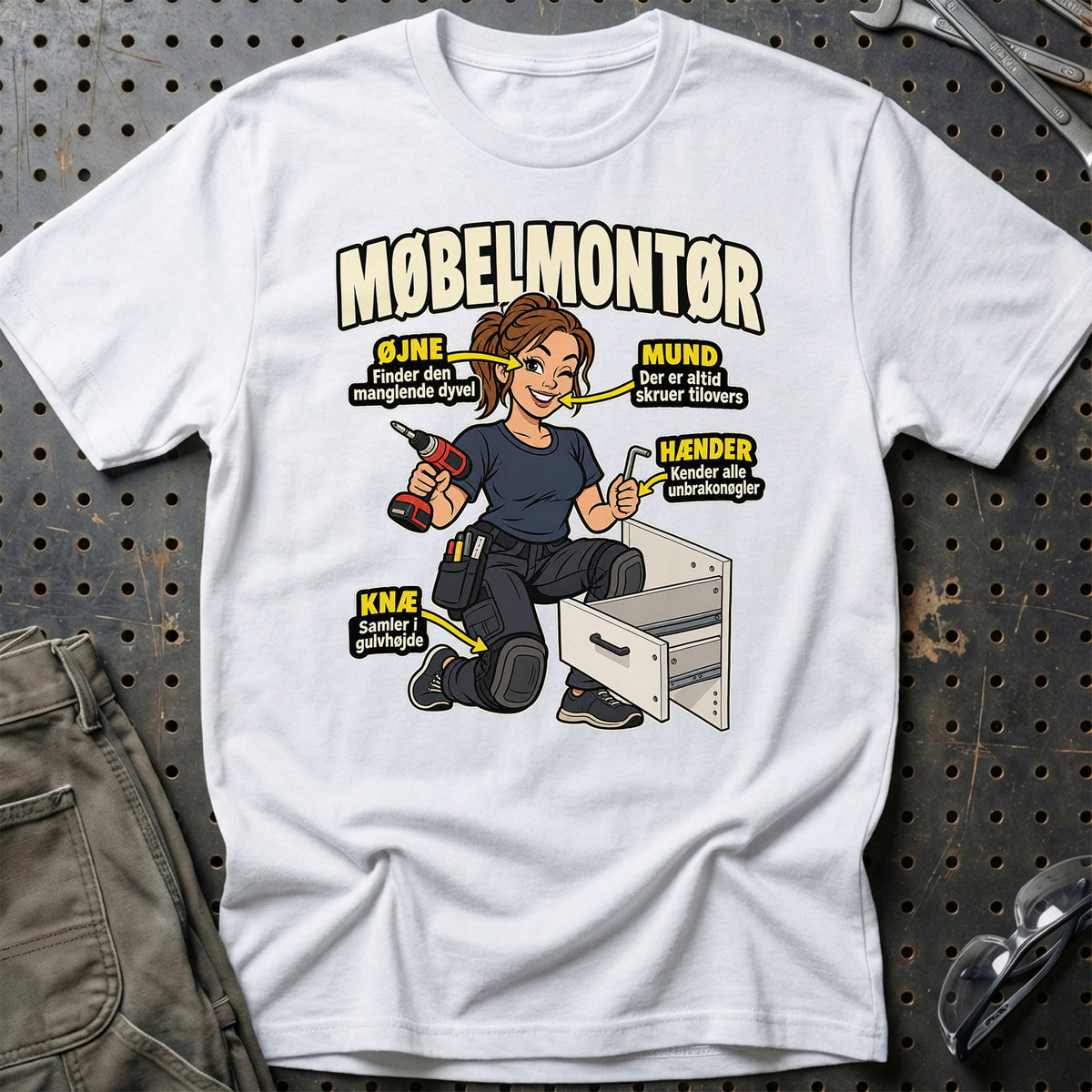 
Produktbillede af Møbelmontør – Anatomi T-Shirt