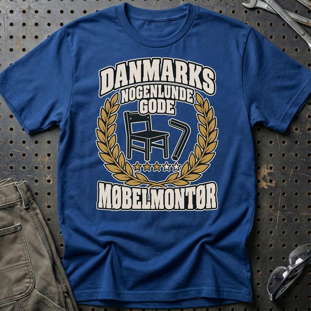 
Produktbillede af Møbelmontør – Danmarks Nogenlunde Gode T-Shirt