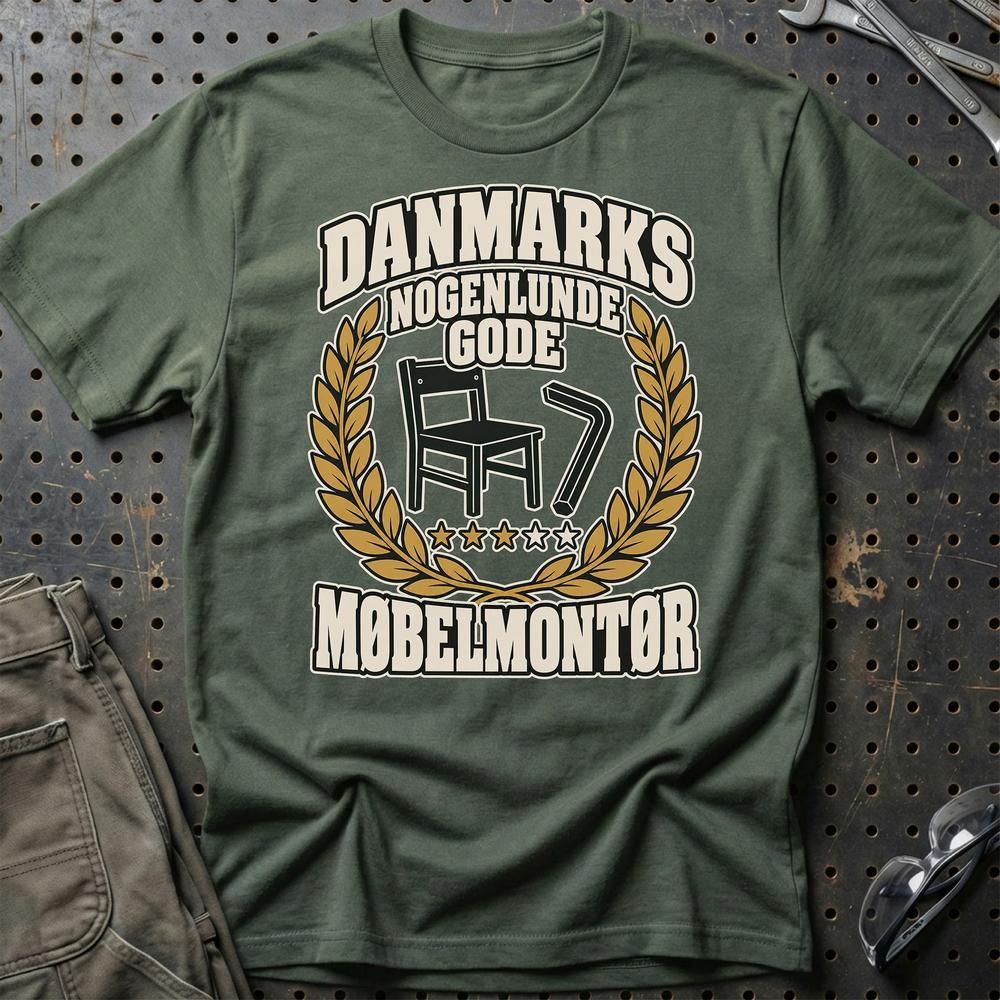 
Produktbillede af Møbelmontør – Danmarks Nogenlunde Gode T-Shirt