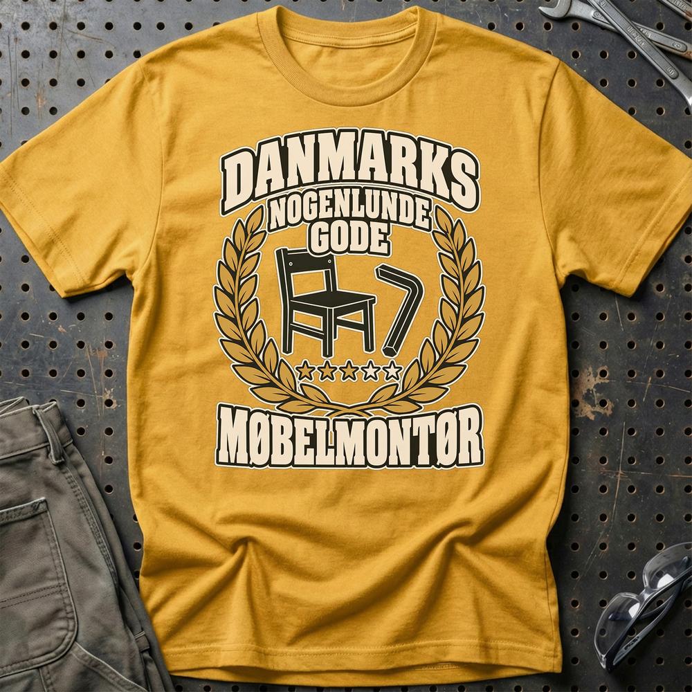 
Produktbillede af Møbelmontør – Danmarks Nogenlunde Gode T-Shirt