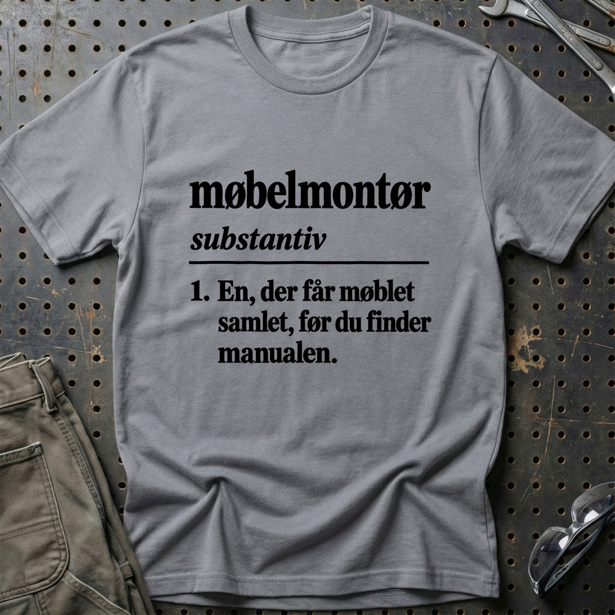 
Møbelmontør – Definition T-Shirt – Grå Sport