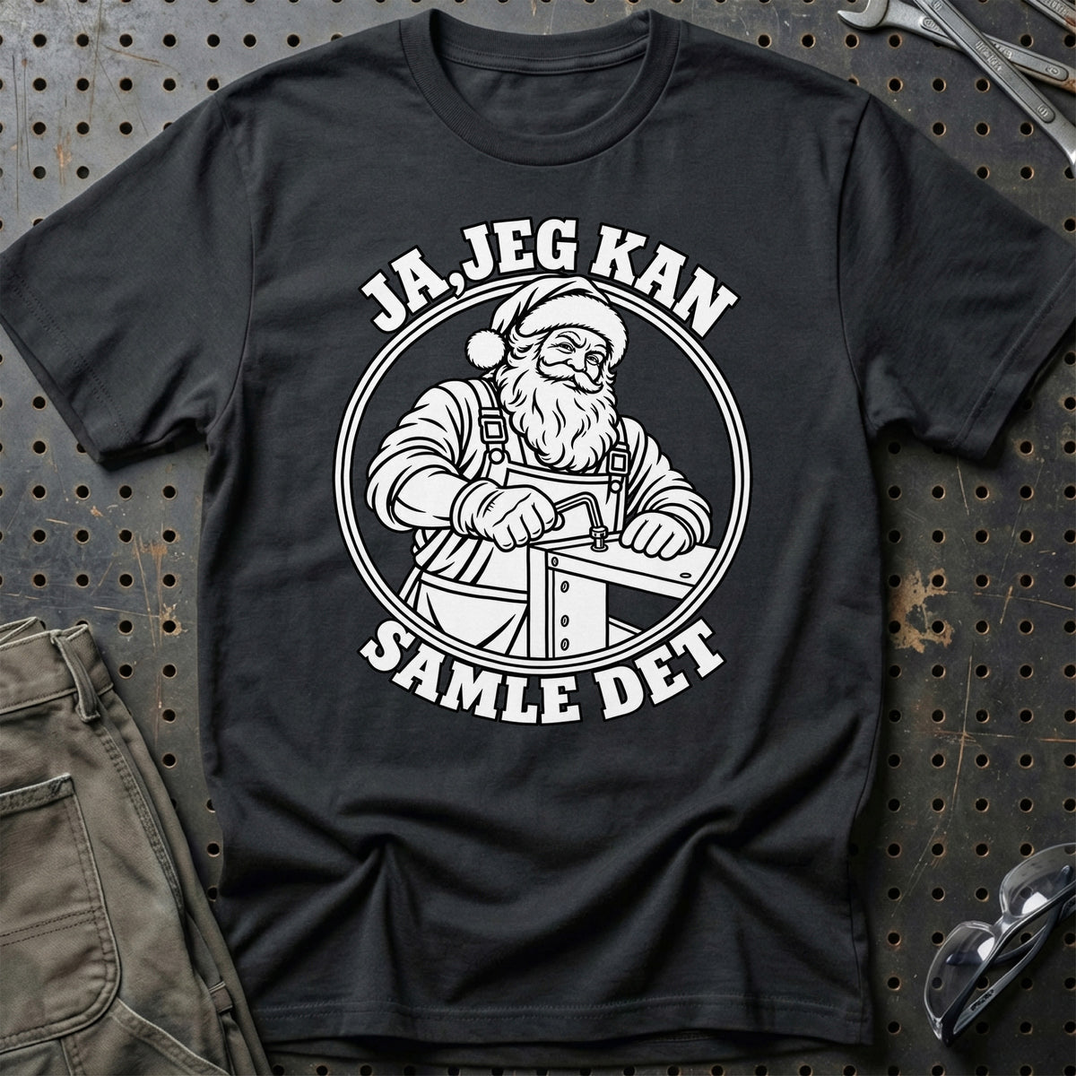 
Møbelmontør – Santa Kan Det – Jul T-Shirt – Sort