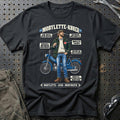 
Mobylette-Kører T-Shirt – Sort
