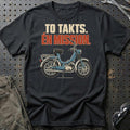 Monark Compact 1248 – To Takts. Én Mission. T-Shirt-Beklædning-Monark-Sort-S-Garage Culture Shop- garage - man cave - merchandise