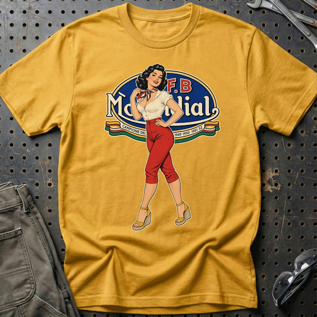
Produktbillede af Mondial Retro Pinup T-Shirt