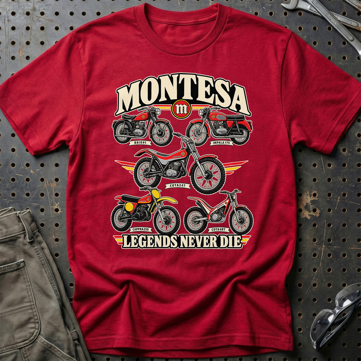 
Produktbillede af Montesa Legends Never Die T-Shirt