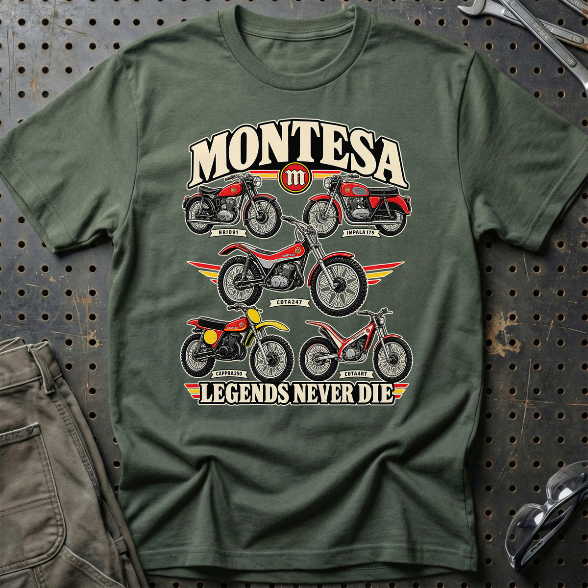 
Produktbillede af Montesa Legends Never Die T-Shirt