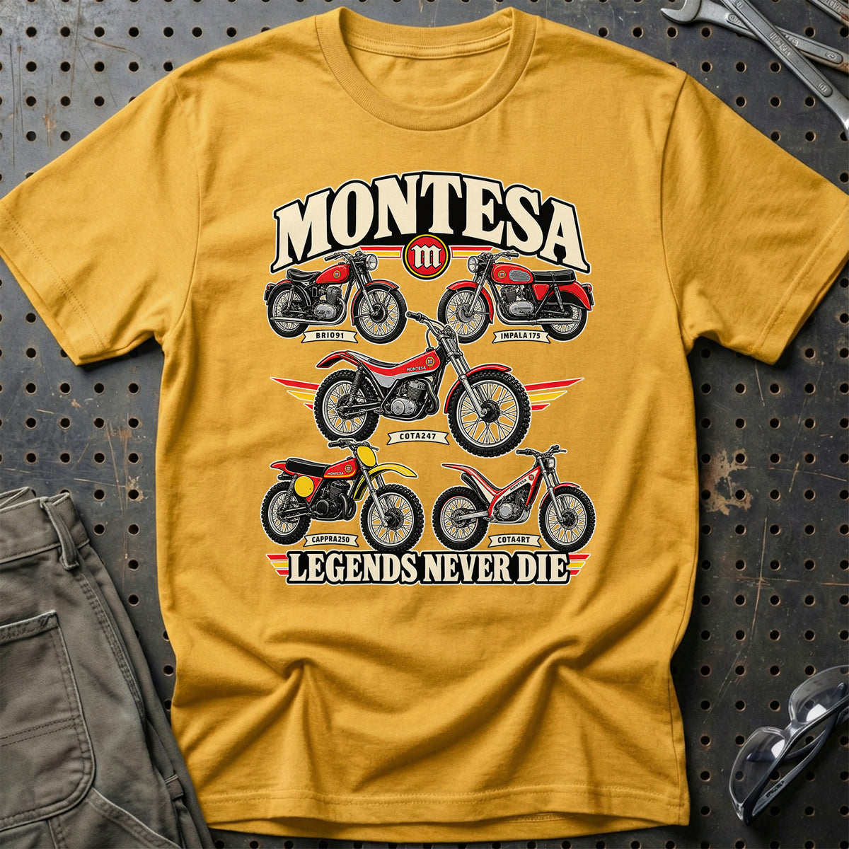 
Produktbillede af Montesa Legends Never Die T-Shirt
