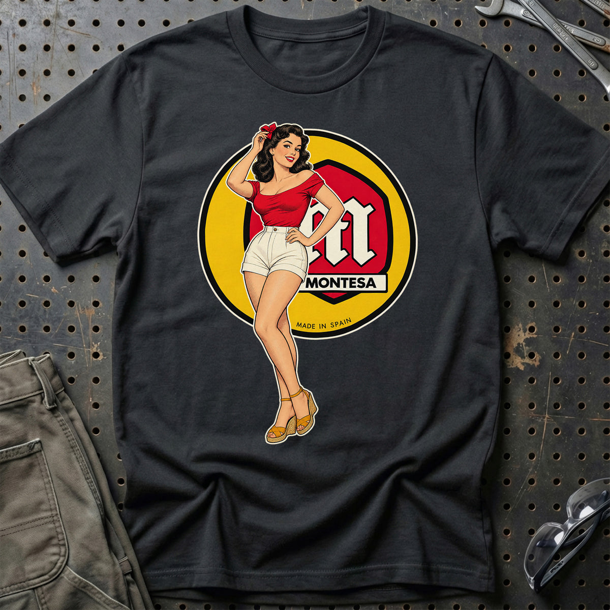 
Produktbillede af Montesa Retro Pinup T-Shirt