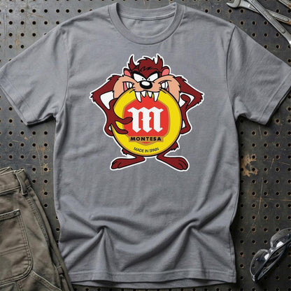 Montesa TAZ Unisex T-Shirt , Bomuld-Beklædning-Montesa-Grå Sport-S-Garage Culture Shop- garage - man cave - merchandise