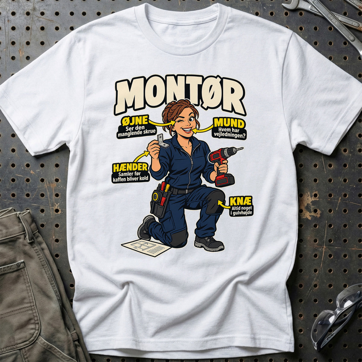 
Produktbillede af Montør – Anatomi T-Shirt