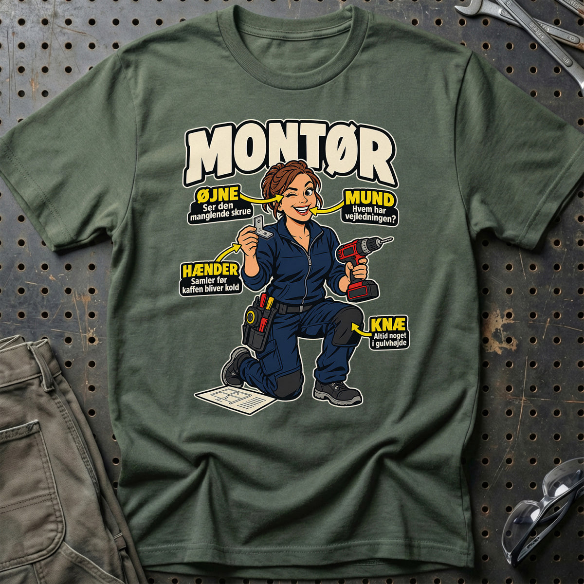 
Produktbillede af Montør – Anatomi T-Shirt