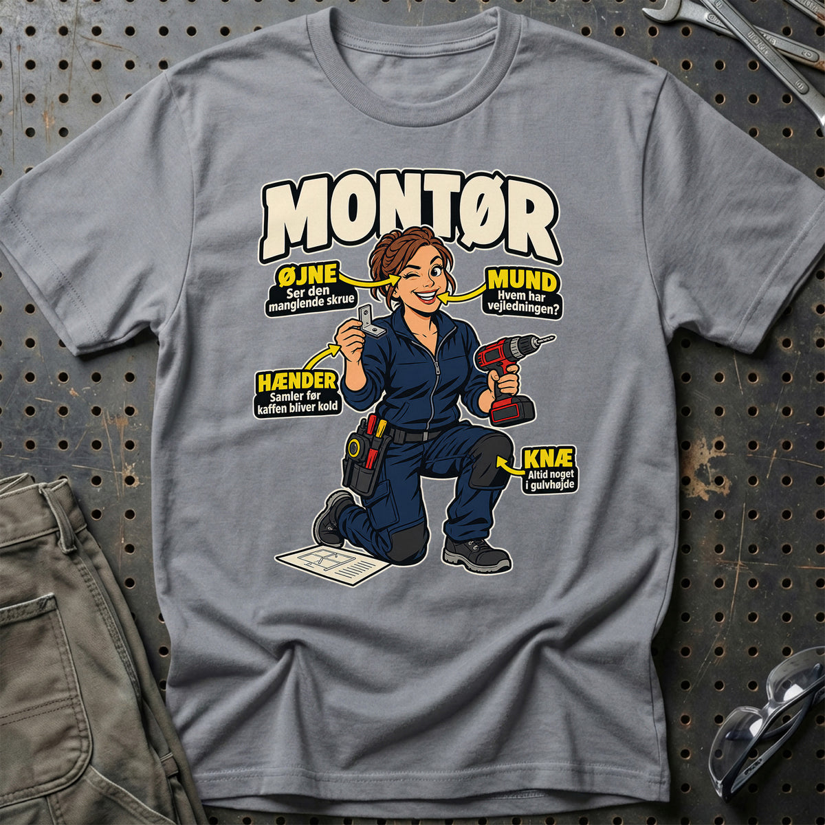 
Produktbillede af Montør – Anatomi T-Shirt